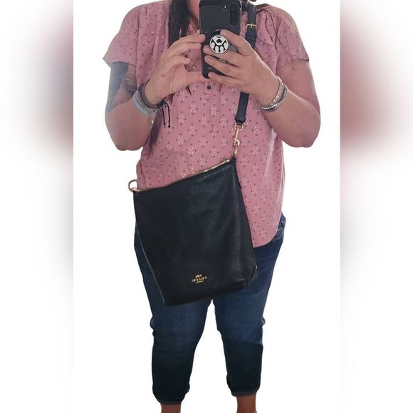 Coach Abby Duffle Bag, Black F31507 with 2 removable straps (PF) - Picture 13 of 16